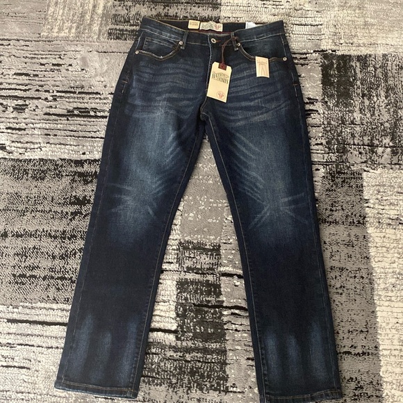 New Men’s Nation of Saints Slim Straight Jeans 34 x 30 - Picture 1 of 9